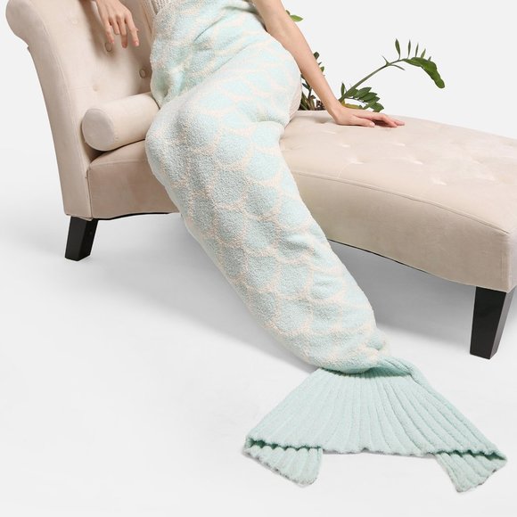 P/S Mermaid Tale Luxury Soft Throw Blanket·32x71·Super Soft Throw·ComfyLuxe - Picture 5 of 10